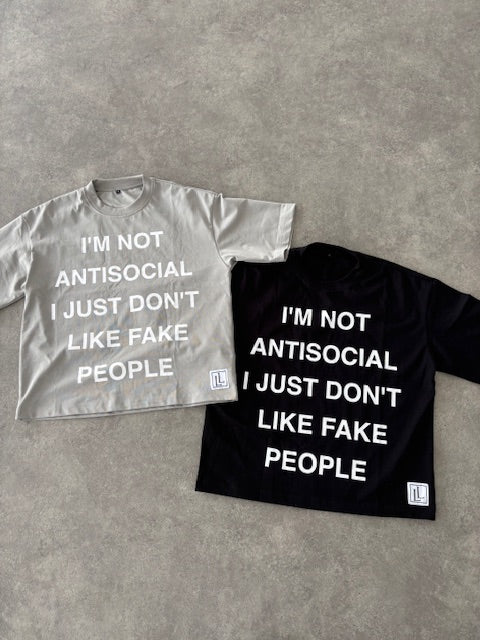 Antisocial tee