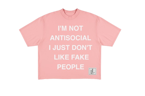 Antisocial Tee - Grey