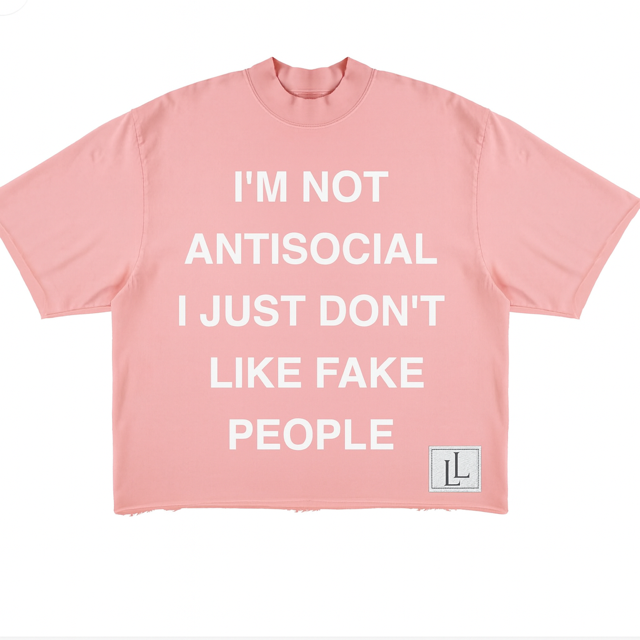 Antisocial tee - Black
