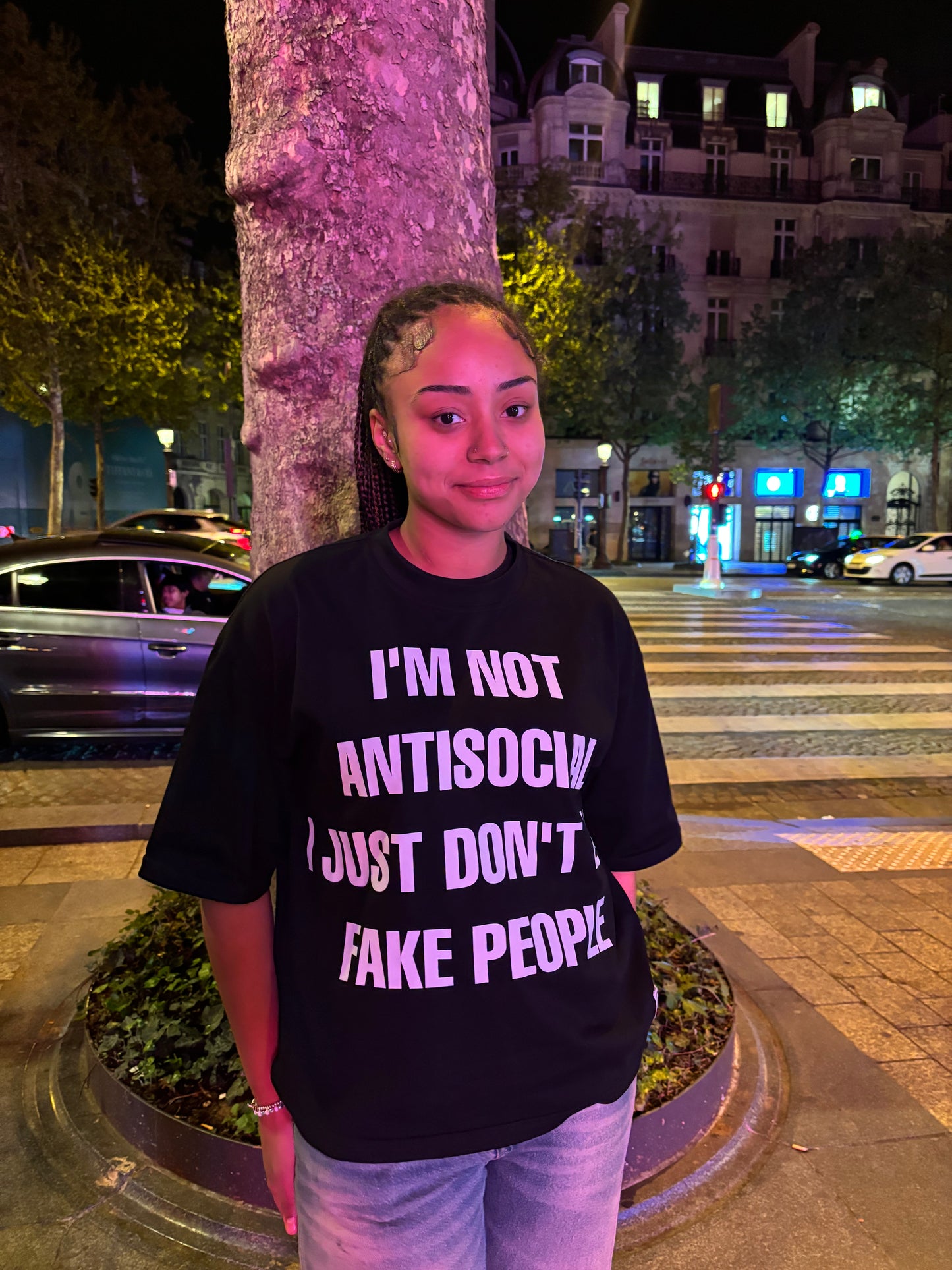 Antisocial tee